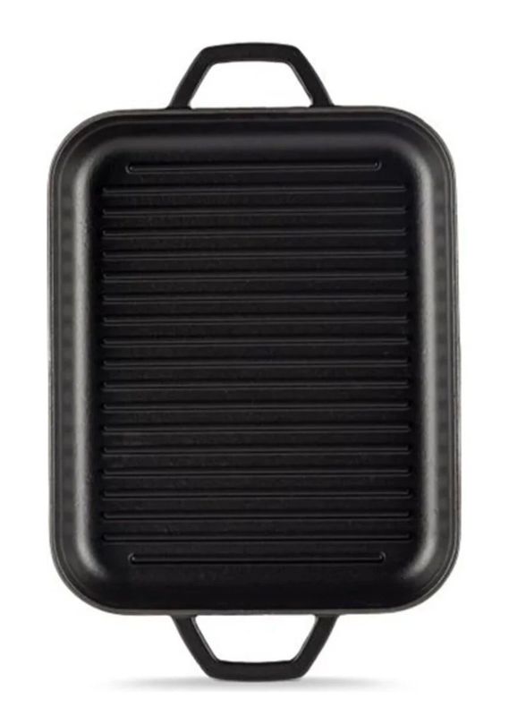 Støpejernspanne grill 32x26