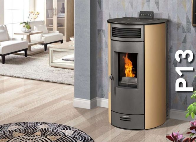 Hovedbilde Pelletsovn P13 Air 13 kW Sort